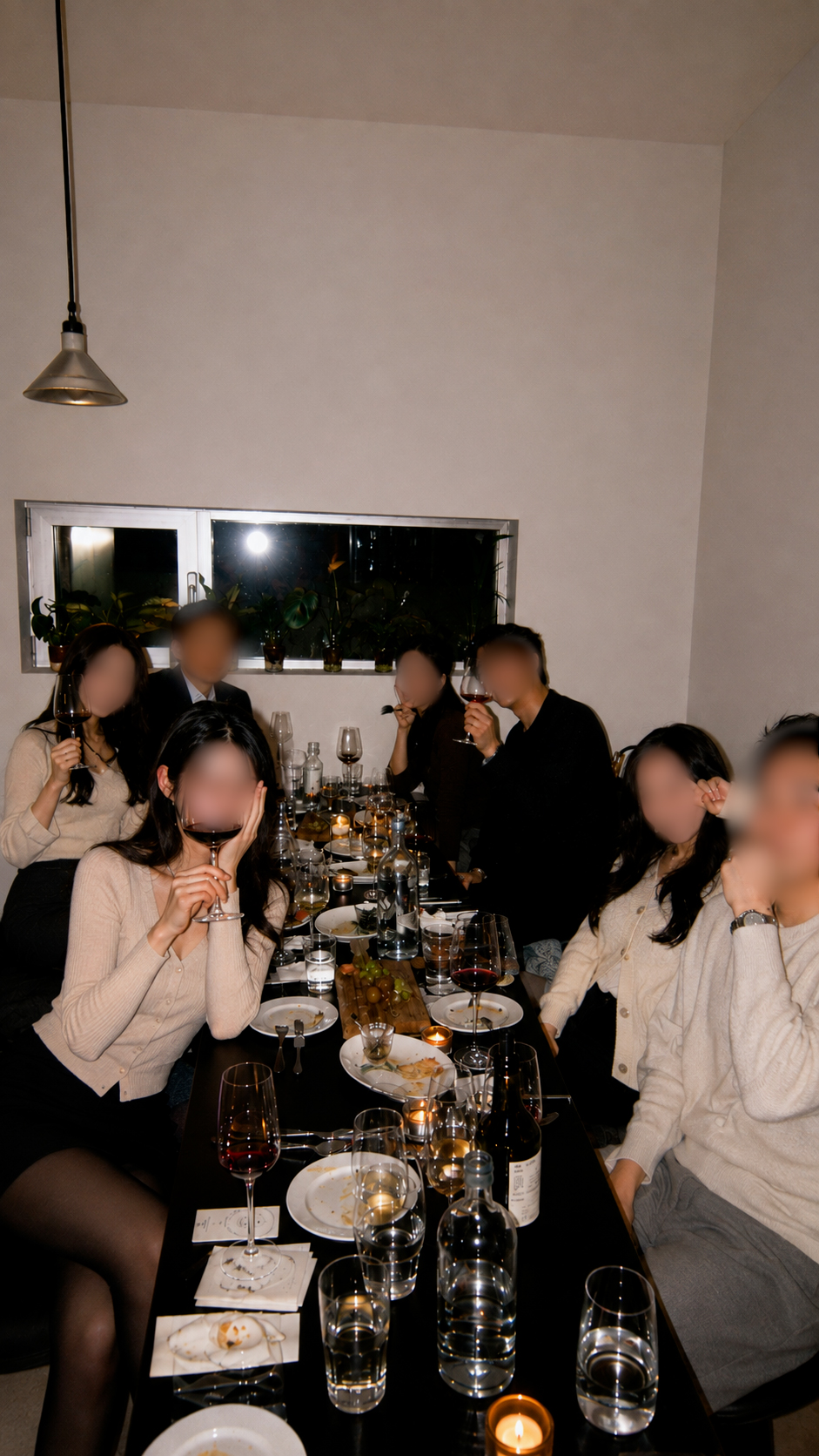 연남동 와인바에서 진행된 프라이빗 미팅 현장